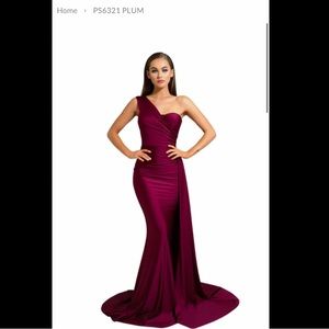 PORTIA AND SCARLETT PS6321 DRESS PLUM
